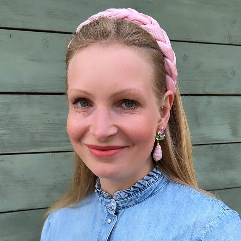 SchwesterSchwester Funkelnde Ohrstecker in Rosa und Grün mit glitzernden Tropfen Großer Ausverkauf
