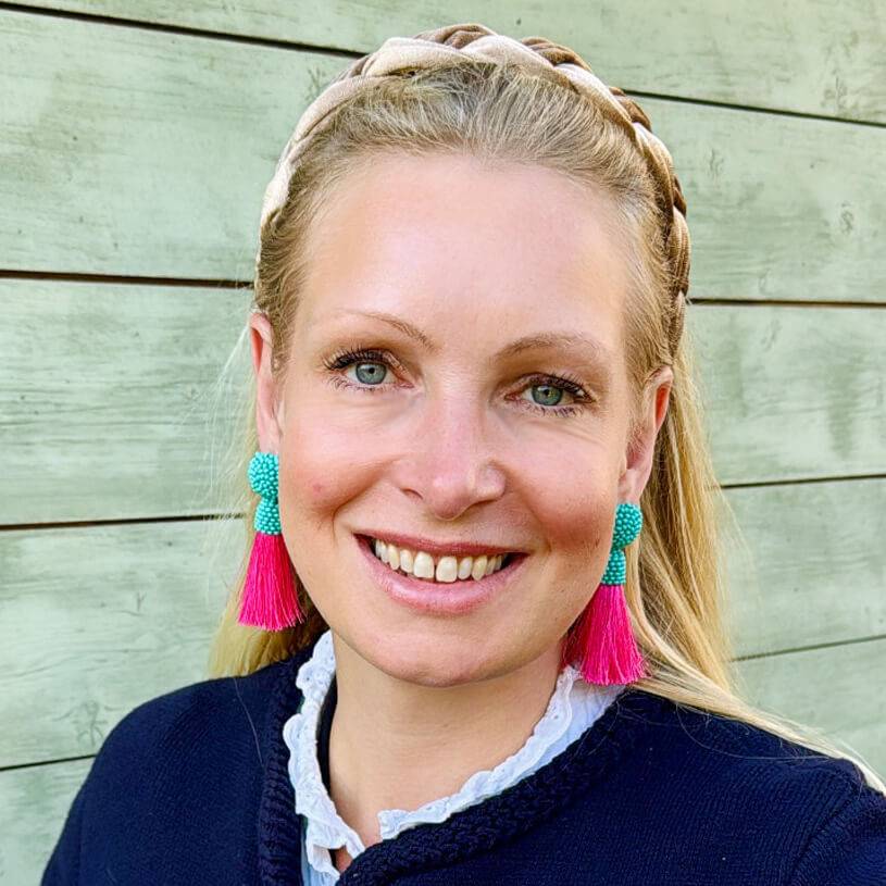 SchwesterSchwester Farbenfrohe Perlen-Quastenohrringe in Türkis und Pink Outlet