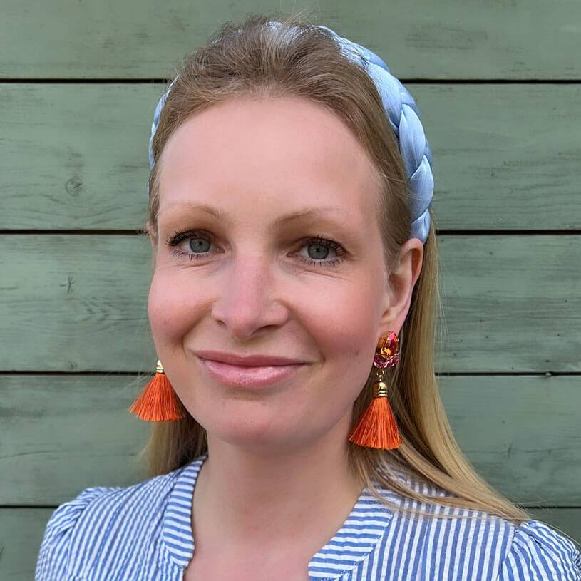 SchwesterSchwester Glitzernde Ohrstecker mit Glas-Kristallen in Pink und Orange mit edler Quaste Muttertagsangebot