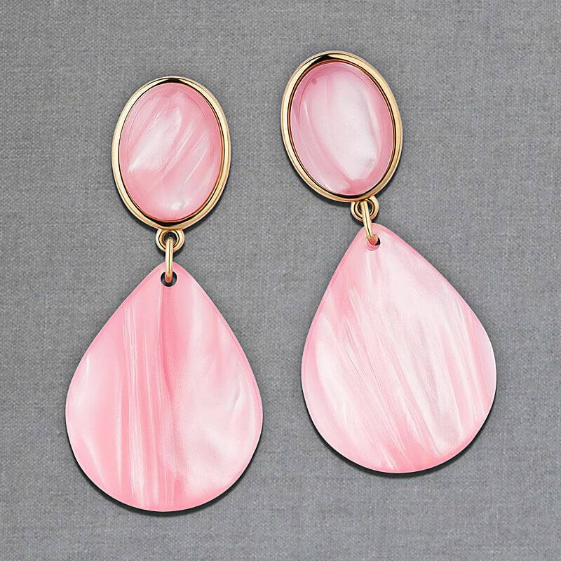 SchwesterSchwester Tropfen-Ohrringe in Rosa von AmuseToi Schlussverkauf