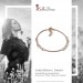 Silberdream SilberDream Armband Ringe 925 Silber rosévergoldet Damen 18cm - 21cm SDA1188E Jubiläumsangebot