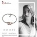 Silberdream SilberDream Armband Doppelherz Rose vergoldet 925er Silber Damen 18cm SDA2158T Blitzangebot