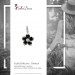 Silberdream SilberDream 925 Charm Blume schwarz Armband Ketten Anhänger FC4115 Riesige Rabatte
