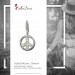 Silberdream SilberDream 925 Silber Charm Peace Armband Anhänger FC249W Fabrikverkauf