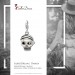 Silberdream SilberDream Charm Totenkopf Pirat 925 Silber Armband Anhänger FC695 Fabrik Onlineshop