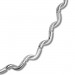 Silberdream SilberDream Collier Kette Welle 925 Sterling Silber 44,5cm Halskette SDK448J Großer Ausverkauf