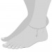 Silberdream SilberDream 25,5cm Fußkette Herz Zirkonia Silber SDF005 Zeitlich begrenztes Angebot