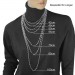 Silberdream SilberDream Collier Kette gedreht schwarz 925 Silber Damen 45cm SDK21845S Bestseller