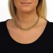 Silberdream SilberDream Collier Kette Geflecht vergoldet Damen ca. 45cm SDK22045Y Saisonale Angebote