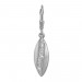 Silberdream SilberDream Ohrhänger Oval Zirkonia weiß 925 Silber Ohrring SDO369M Tiefpreis