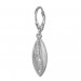 Silberdream SilberDream Ohrhänger Oval Zirkonia weiß 925 Silber Ohrring SDO369M Tiefpreis