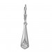Silberdream SilberDream Ohrhänger Füllhorn Zirkonia weiß 925 Silber Ohrring SDO368M Wochenangebot