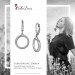 Silberdream SilberDream Ohrhänger Round Zirkonia weiß 925 Silber Ohrring SDO4428W Letzte 2 Tage