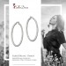 Silberdream SilberDream Creole Diamant-Cut 6cm 925 Sterling Silber Damen Ohrring SDO67386 Bis zu 60% Rabatt