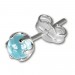 Silberdream SilberDream Ohrringe Kugel hellblau 925 Silber Ohrstecker SDO533H Nur für heute