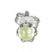 Silberdream SilberDream Ohrringe Kugel hellgrün 925 Silber Ohrstecker SDO533L Sonderangebot der Fabrik