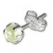 Silberdream SilberDream Ohrringe Kugel hellgrün 925 Silber Ohrstecker SDO533L Sonderangebot der Fabrik