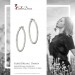 Silberdream SilberDream Creole Diamantschliff 4cm 925 Sterling Silber Damen Ohrring SDO67364 Kostenloser Versand international