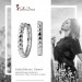 Silberdream SilberDream Creole Dots 2,1cm 925 Sterling Silber Damen Ohrringe SDO4433J Begrenzt auf 3 Tage