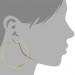 Silberdream GoldDream Creole Simply 55mm Ohrring 333 Gelbgold Echtschmuck GDO0006Y Im Verkauf