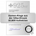 Silberdream SilberDream Ring Chain Zirkonia weiß Gr.58 aus 925er Silber SDR422W58 Fabrik Onlineshop