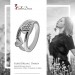 Silberdream SilberDream Ring Herzen Zirkonia weiß Gr.60 aus 925er Silber Damen SDR410W60 Großer Ausverkauf