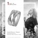 Silberdream SilberDream Ring Bandring gedreht Zirkonia weiß Gr.60 aus 925er Silber SDR411W60 Begrenztes Angebot