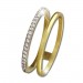 Silberdream GoldDream Gold Doppel Ring Zirkonia weiß Gr.58 333er Gelbgold GDR505Y58 Online Shopping