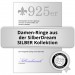 Silberdream SilberDream Ring Relief Zirkonia weiß Gr.58 aus 925er Silber Damen SDR412W58 Exklusivangebot