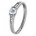 Silberdream GoldDream Gold Ring Kristall Zirkonia weiß Gr.54 333er Weißgold GDR508J54 Heißer Verkauf