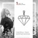 Silberdream SilberDream Kettenanhänger Diamant Form Anhänger für Damen 925er Silber SDH8200J Online Outlet