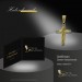 Silberdream GoldDream Kettenanhänger Kreuz zweifarbig 333 Gelbgold Echtschmuck GDH516TY Blitzangebot