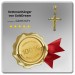 Silberdream GoldDream Kettenanhänger Kreuz zweifarbig 333 Gelbgold Echtschmuck GDH516TY Blitzangebot