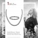Silberdream SilberDream Schmuck Set Zopf Collier & Armband Damen 925 Silber SDS463J Begrenzt auf 3 Tage