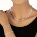 Silberdream SilberDream Schmuck Set Zirkonia weiß Collier & Armband Damen 925 Silber SDS447W Speichern exportieren