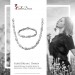 Silberdream SilberDream Schmuck Set Tropfen Zirkonia Collier & Armband Damen 925er SDS476W Im Verkauf