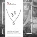 Silberdream SilberDream Schmuck Set Kette und Ohrringe Circle Zirkonia 925er Silber GSS408W Sonderangebot