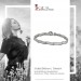 Silberdream SilberDream Armband Wave 925 Silber gehämmert matt 19cm SDA4792O Saisonschlussverkauf