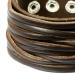 Silberdream SilberDream Lederarmband braun Herren Leder Armband LA2249B Neueste Mode