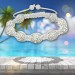 Silberdream SilberDream Shamballa Armband weiß mit 9 Zirkonia Kugeln weiß SDA930 Blitzangebot