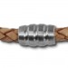 Silberdream SilberDream Leder Armband 5mm natur 22cm Edelstahl Verschluss LAB0722 Bestseller