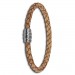 Silberdream SilberDream Leder Armband 5mm natur 22cm Edelstahl Verschluss LAB0722 Bestseller