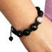 Silberdream SilberDream Shamballa Armband schwarz 925 Sterling Silber Kugel SDA032 Saisonale Angebote