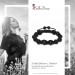 Silberdream SilberDream Shamballa Armband Glas schwarz 14 geschliffene Kugeln SDA914 Letzte 3 Tage