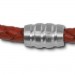 Silberdream SilberDream Leder Armband 5mm rostrot 22cm Edelstahl Verschluss LAB0522 JETZT KAUFEN