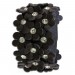 Silberdream SilberDream Lederarmband braun Glitzer Blumen Damen Armband LA5668B Vierteljährliche Förderung