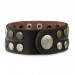 Silberdream SilberDream Nieten-Lederarmband Wickeloptik dunkelbraun Damen Leder Band LAP088N Speichern exportieren