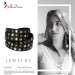 Silberdream SilberDream Nieten-Lederarmband Wickeloptik schwarz Damen Leder Armband LAP087S Großer Ausverkauf