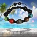 Silberdream SilberDream Shamballa Armband Zirkonia bunt 5 Glitzer Kugeln SDA925 Lagerräumung