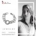 Silberdream SilberDream Armband Ringe 925 Sterling Silber Damen 18,5cm SDA419 Heißer Verkauf